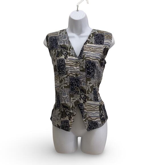 Vintage Jonathan Martin Silk Vest - Picture 1 of 5